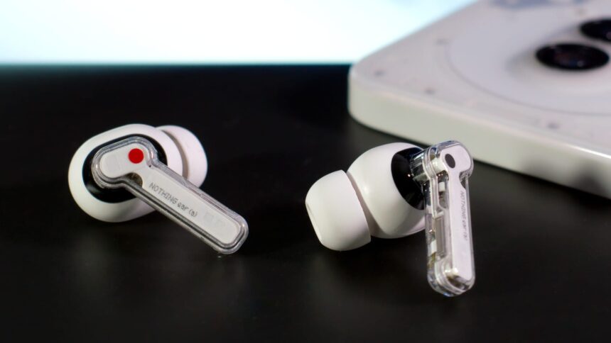 Nothing Ear (a) [feature]" (e.g., ANC test, battery life, fit)